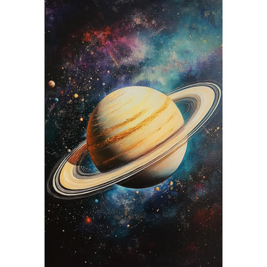 Galaxy Planet Canvas